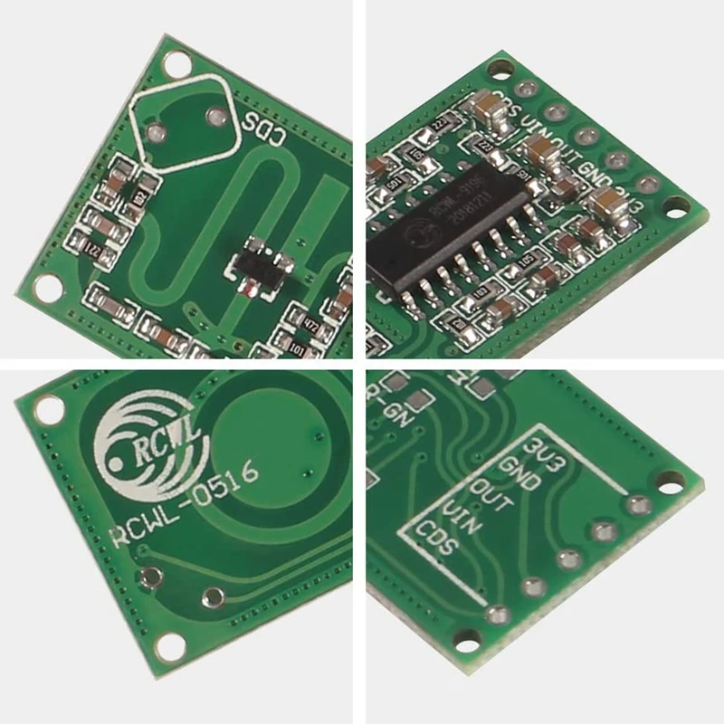 6 шт. встроенный микроволновый радар модуль датчика движения для Arduino ESP8266