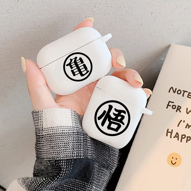 

Son Gokus D-Dragon-Ball Soft silicone TPU Case For AirPods Pro 1 2 3 White luxury Wireless Bluetooth Earphone Box Cover