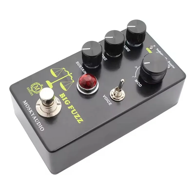 MOSKY Distortion гитарный эффект Big Fuzz 4-MODE SELECTION KNOB подходит для аксессуаров для гитары и баса (art.: 3920cf0ef7883) - 3920cf0ef7883