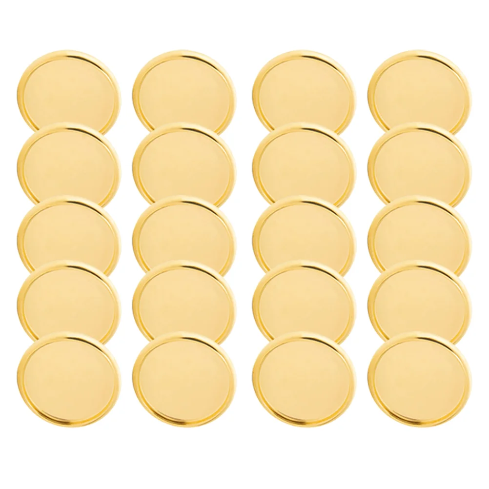 

20 Pcs Mushroom Hole Binder Book Discs Rings Mini Clips Round Solid Binding Discbound Abs Delicate Buckle Bulk Notebooks