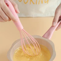 6 inch stainless steel silicone egg beater manual color mini mixer and flour tools kitchen supplies cooking accessories gadgets