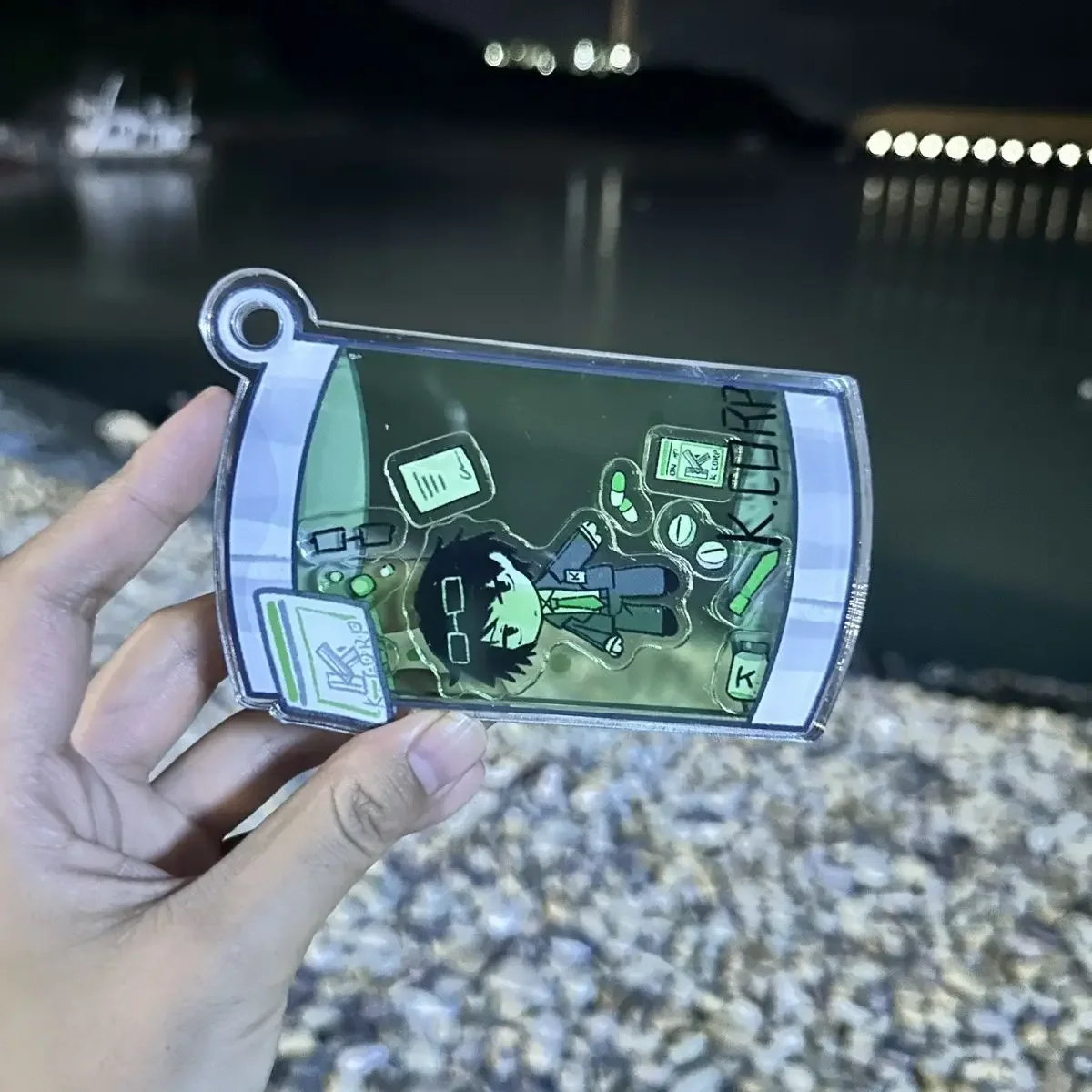 Limbus Company аниме брелок для женщин Shake Fighter акриловый ключей мужской кулон орнамент