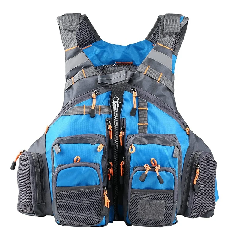 

Quality Fishing Vest,Breathable Padded Fly Fishing Vest Superior 209Lb Bearing Jacket For Swimming Sailing Waistcoat
