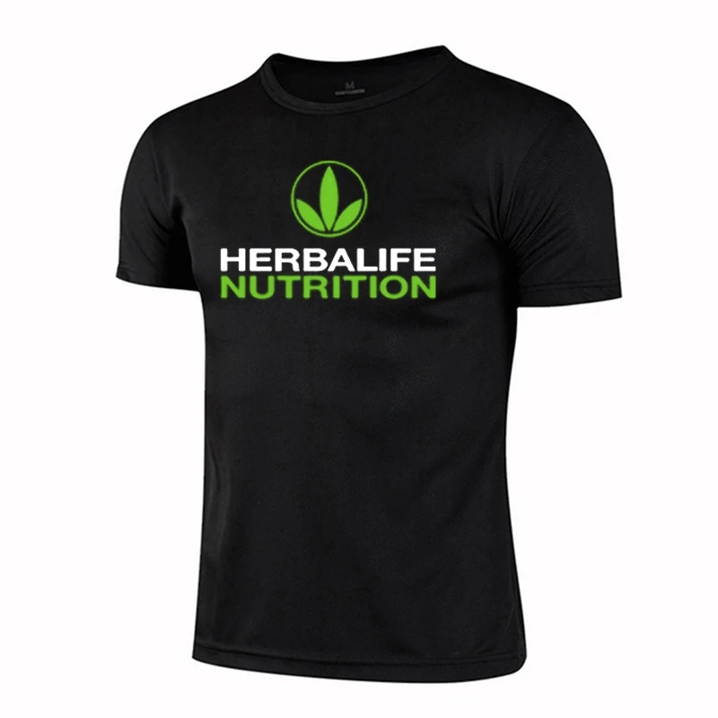 

Быстросохнущая Спортивная футболка с коротким рукавом Herbalife, спортивные майки для спортзала, футболка для фитнеса, тренировочная футболка для бега