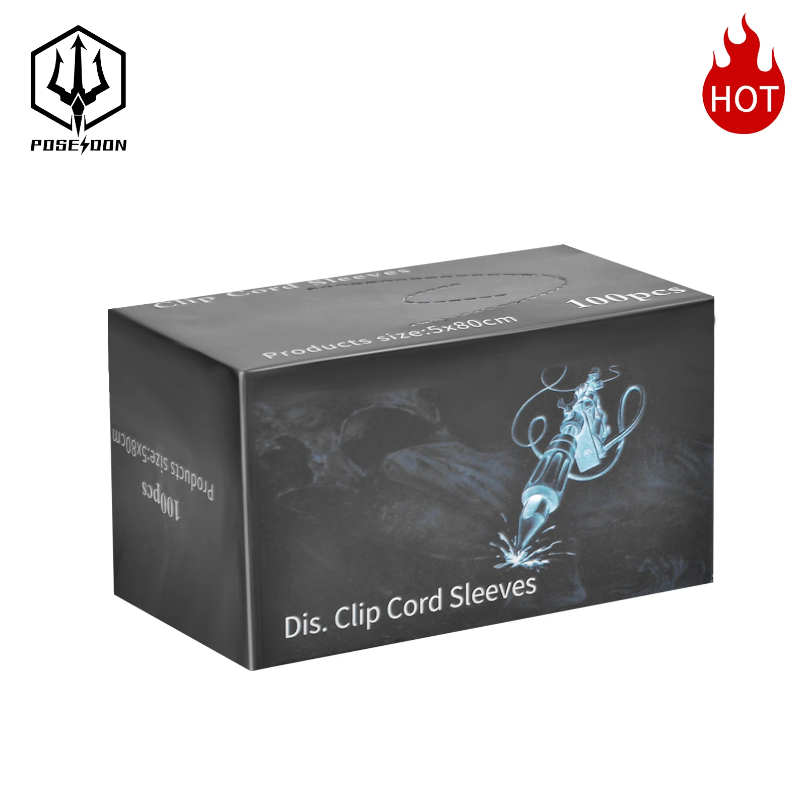 

100pcs Tattoo Clip Cord Sleeves Machine Covers Bags Disposable Cleaning Bags Tattoo Accessory Supply