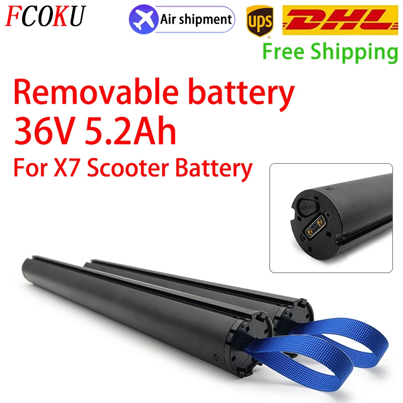 

Original Foldable Scooters X7 36V 5200mAh Rechargeable Lithium Ion Battery,For XIAOMI Electric Scooter X7 Removable Battery