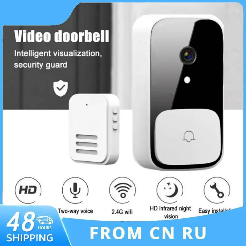 

Intelligent Wireless Doorbell Camera Infrared Night Vision PIR Motion Detection Two-way Talk Home Security Video Doorbell