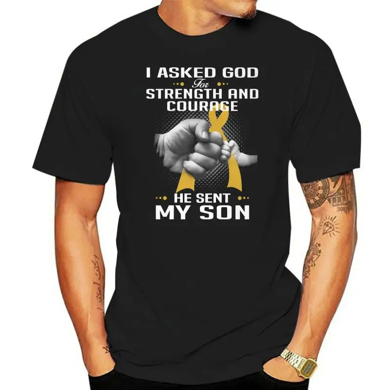 

Men T Shirt Childhood Cancer Awareness - My Son Women T-Shirt