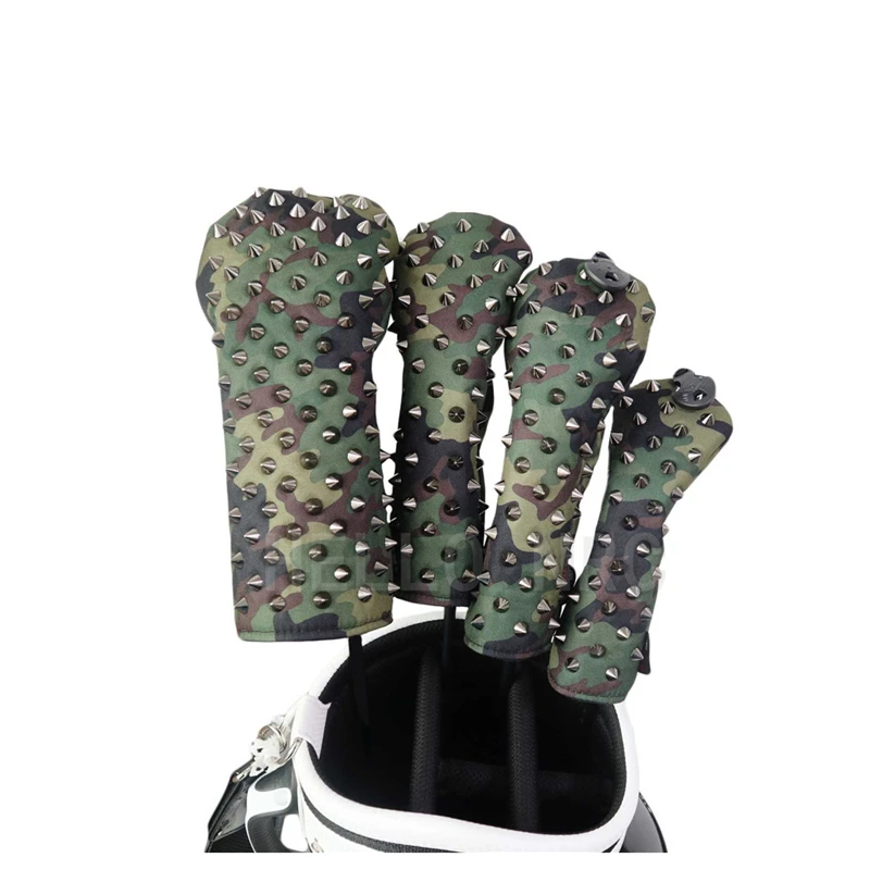 

Чехол-накладка в камуфляжном стиле с заклепками и регулируемой биркой для деревянных изделий