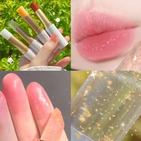 color changing lip balm moisturizing gold foil lip gloss natural lasting carrot strawberry lipstick lip glaze lip makeup care