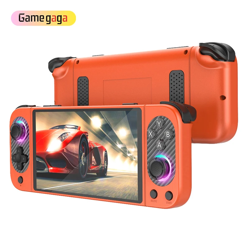 Фото Портативная игровая консоль D50 Max Android с 5-дюймовым сенсорным экраном, консоль с открытым исходным кодом, игровая приставка для видеоигр №4