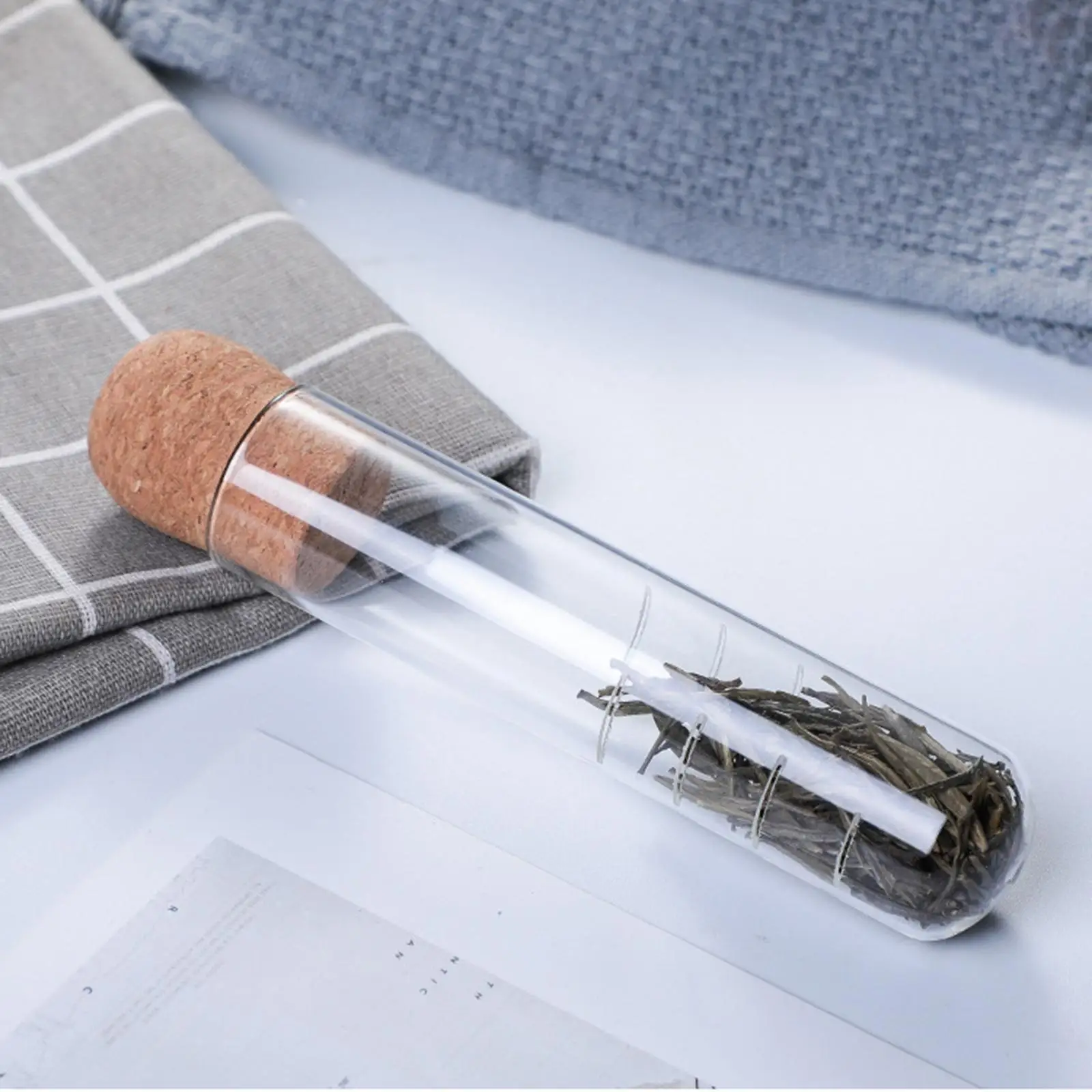 

Glass Tea Infuser Tee Strainer,Tube Brewing Tea Tea Filter, Glass Bottle Tube Brewing Test Tube Tea Set Kitchen Tools