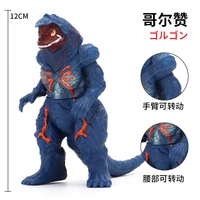 12cm small soft rubber monster golza original action figures model furnishing articles childrens assembly puppets toys