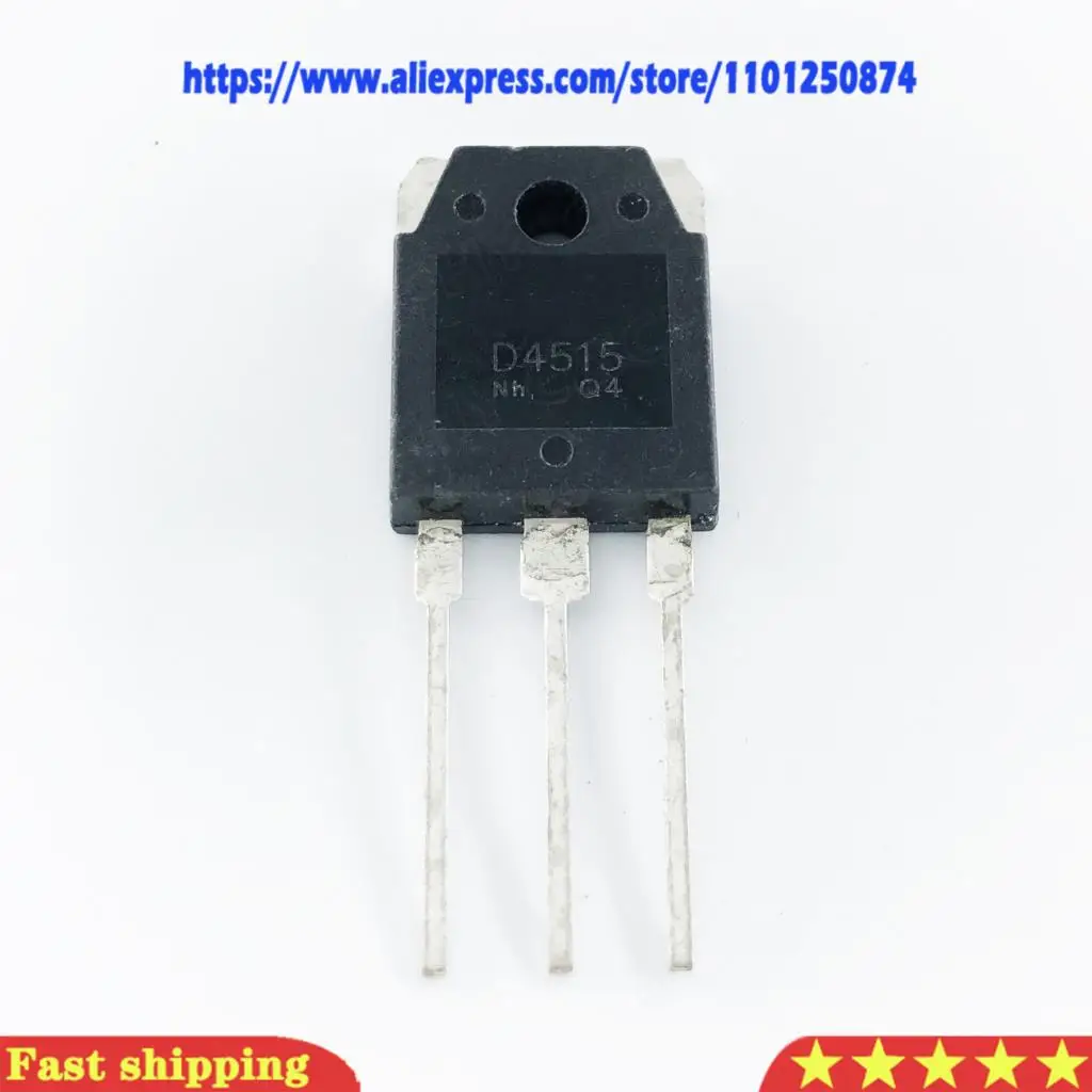 5PCS D4515 3DD4515 2SD4515 TO-247 Power Switch Transistor 15A400V