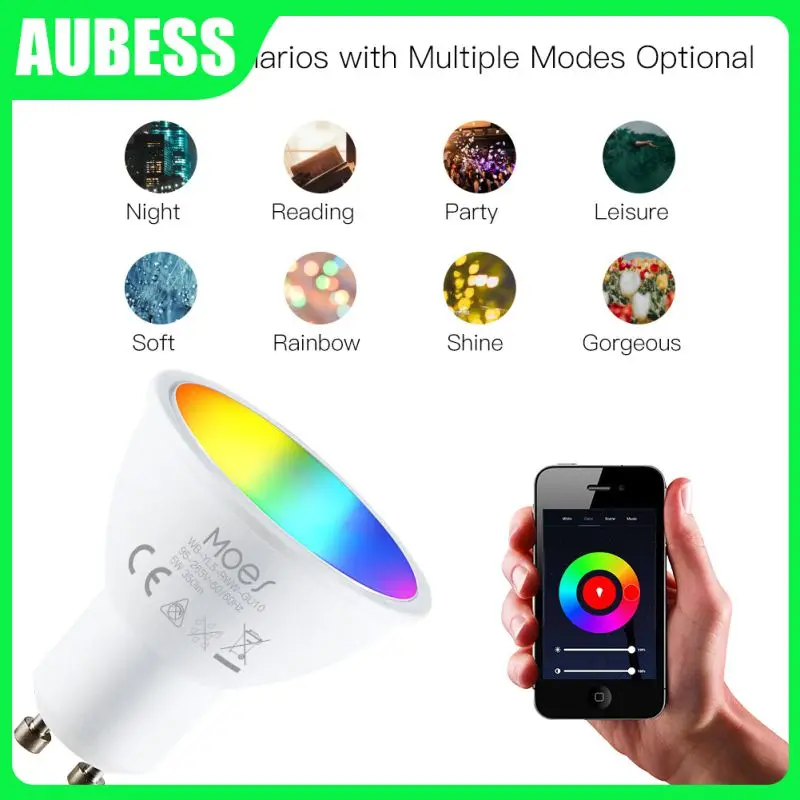 

Smart Life Diy Color Spotlights Saving Energy Rgbcw Dimmable Light Tuya Smart Led Spotlights Work With Alexa Google Home Alice
