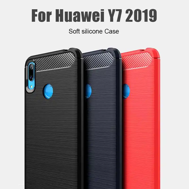 

YouYaeMi Shockproof Soft Case For Huawei Y7 2019 Pro Prime Phone Case Cover