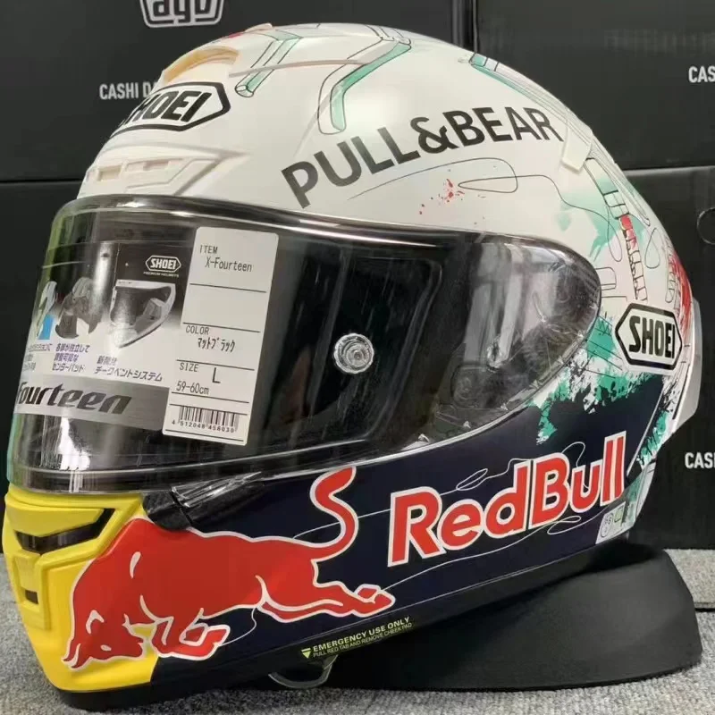 

SHOEI X14 series full face helmet highest quality abs material various prints are transparent lenses