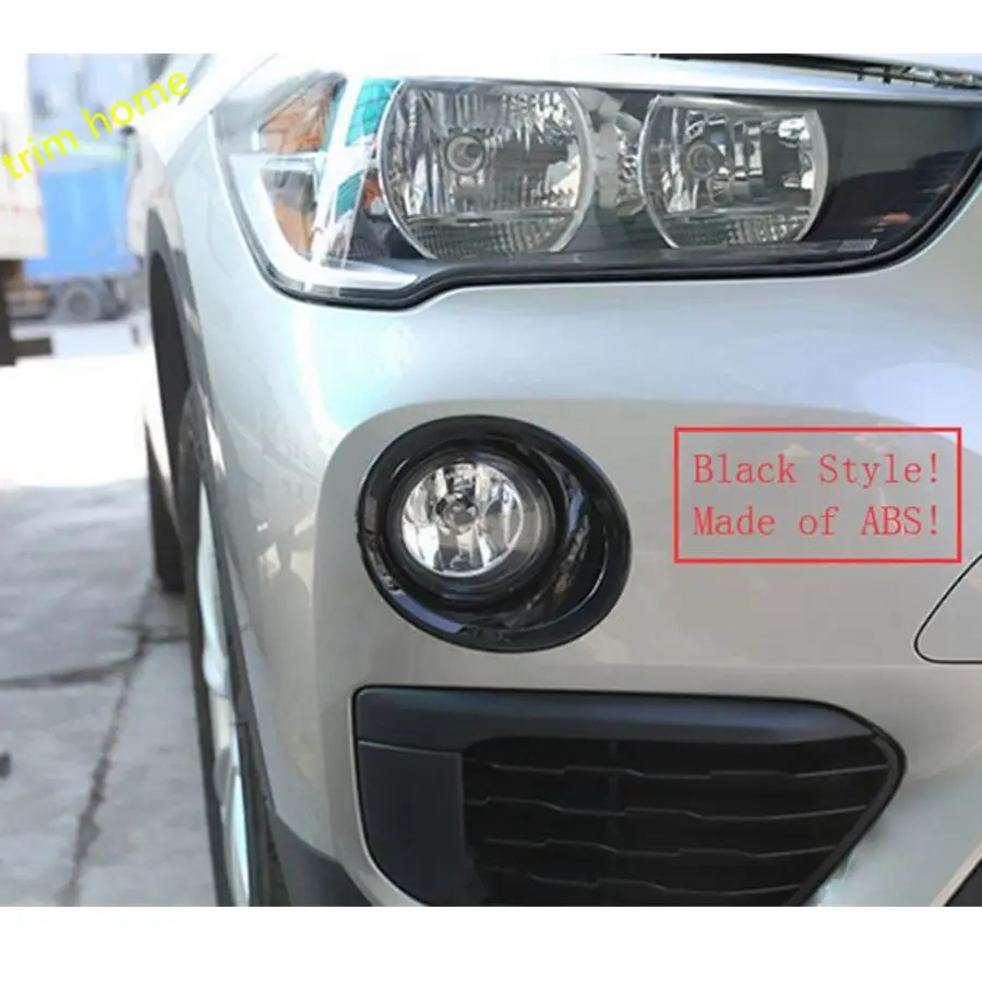 Хромированные/черные передние противотуманные фары декоративное кольцо