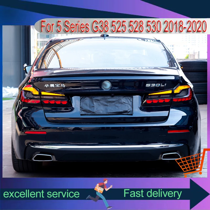 Автомобильный задний фонарь для BMW 5 серии G38 525 528 530 2018-2020 ремонт светодиодного
