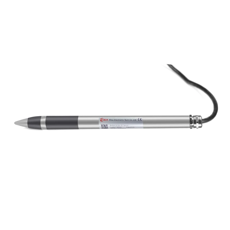 

RK500-23 Greenhouse Agriculture 4-20mA and RS485 Titanium Alloy Soil EC and Salinity Detector Probe Sensor