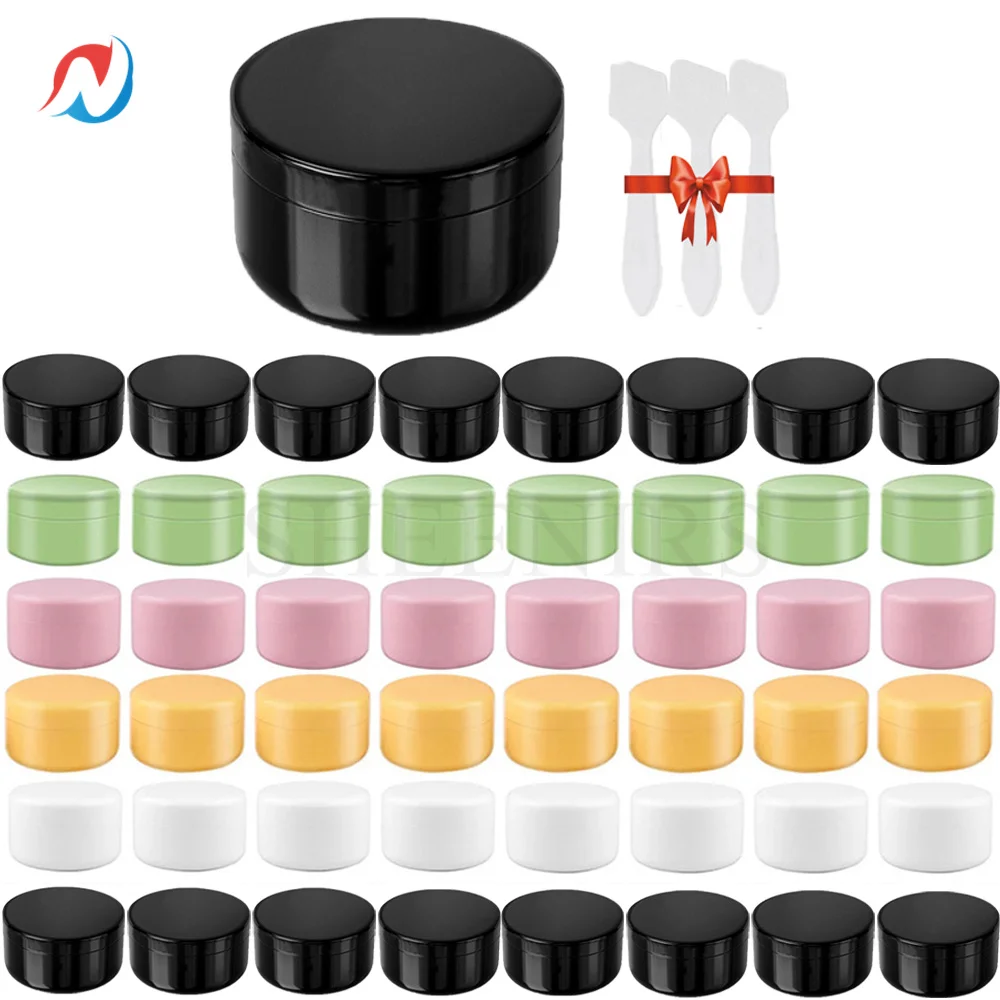 

Sheenirs 50 шт. 10 г/20 г/30 г/50 г/100 г пустая банка для макияжа многоразовые бутылки для образцов дорожный косметический контейнер