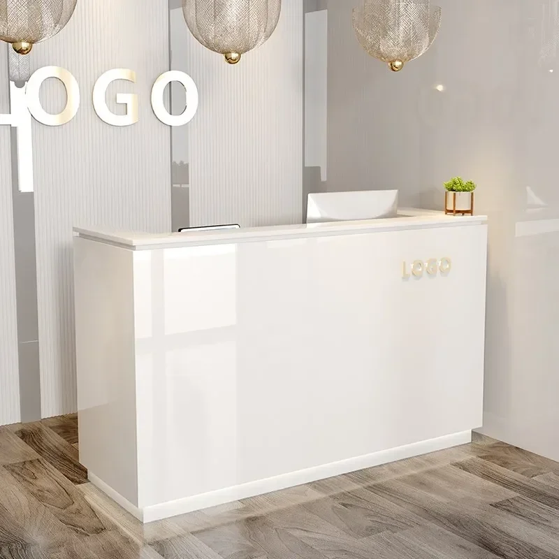 Барная стойка регистрации высокий шкаф-витрина офисный стол коммерческий кассир