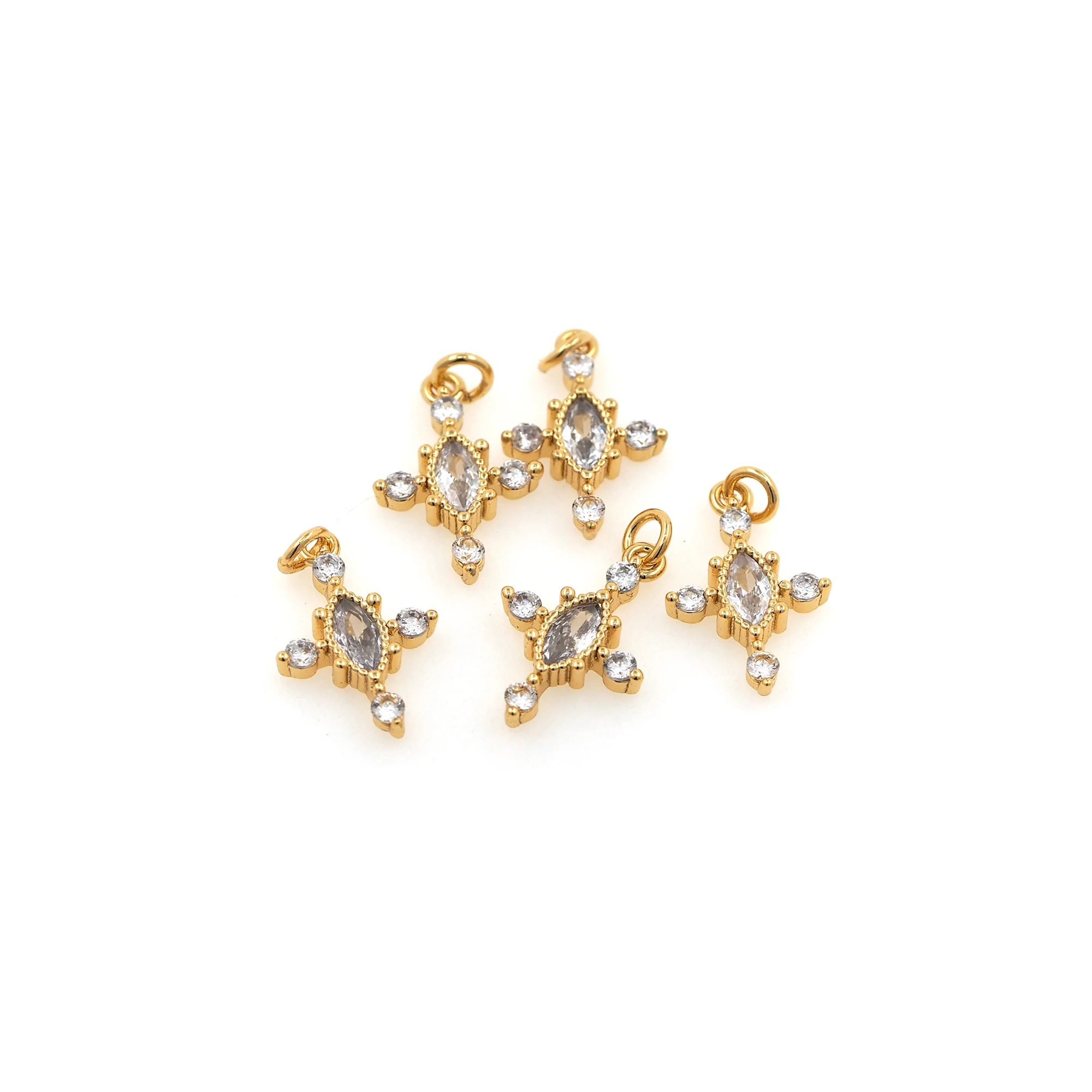 Лидер продаж асимметричная подвеска в виде звезды с ПАВЕ сделай сам ожерелье