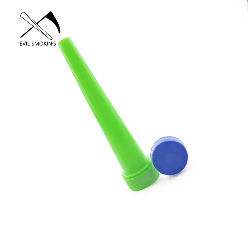 

EVIL SMOKING 10pcs/lot 120mm New High-quality cone-shaped cigarette storage sealed tube waterproof pill box vanilla accessories