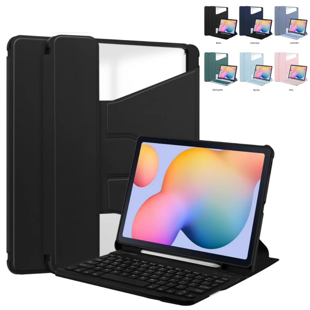 Чехол для Samsung Galaxy Tab S6 Lite 2024 Φ вращающийся на 360 ° чехол 10 4 дюймов P610 2020 P613 2022 с