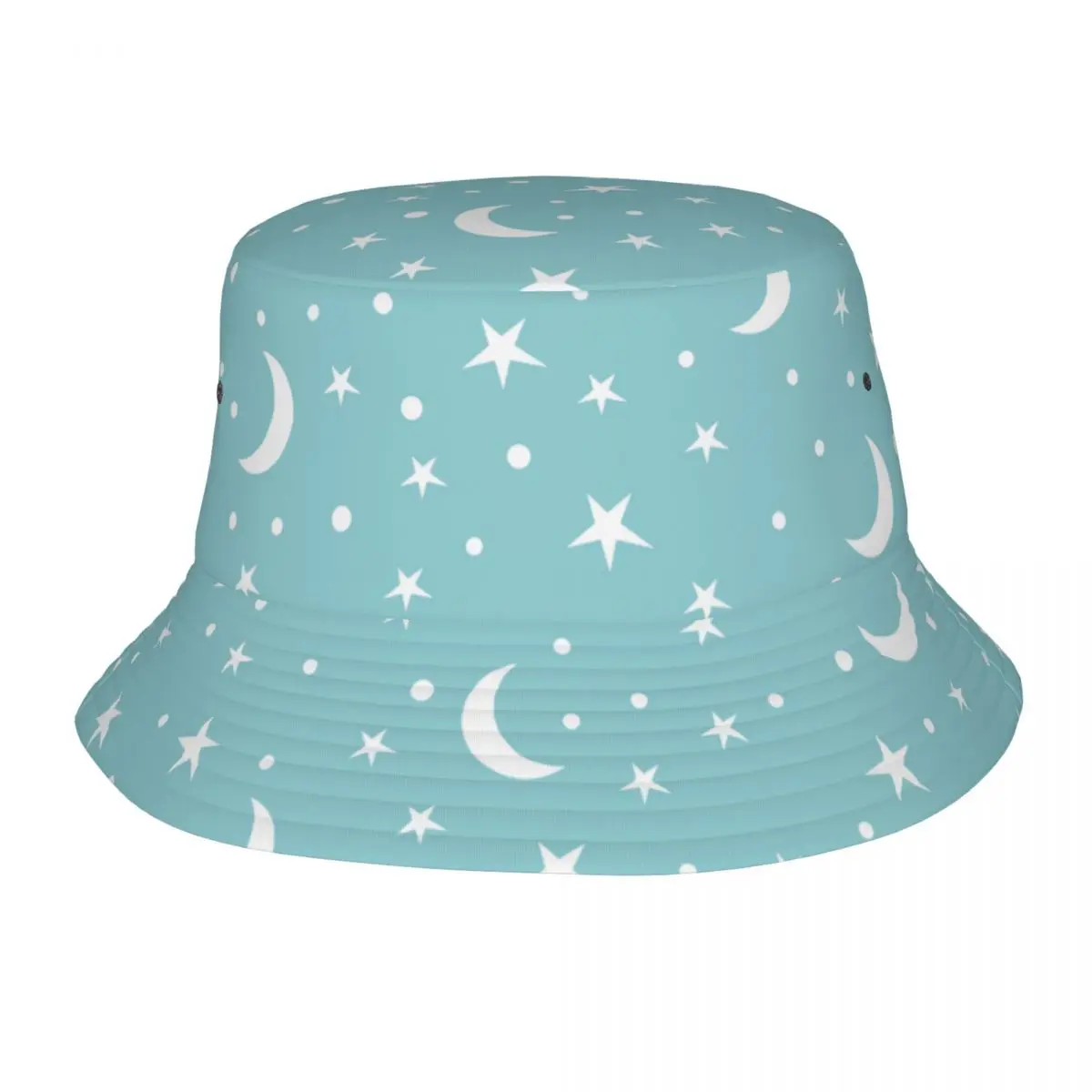 

Stars Bucket Hats for Women Men Beach Moon Floppy Hat Stylish Lightweight for Hiking Fishing Hat Bob