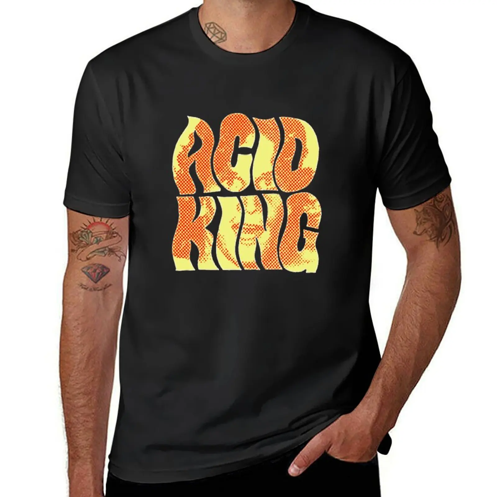 Acid-king -- S91 Acid-king-band-music-metal --- продажа-футболка футболка funnys милая одежда мужская с