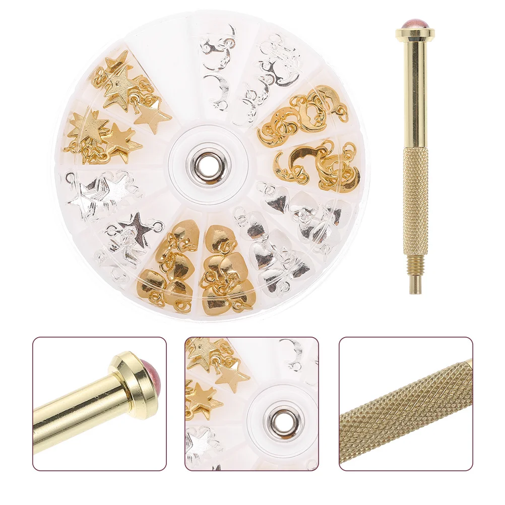

1 Set Nail Art Pendant Tools Nail Drilling DIY Decor Accessories