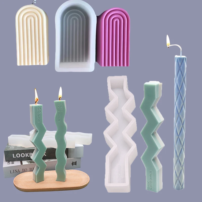 

Силиконовая форма «сделай сам» для изготовления длинных спиральных свечей