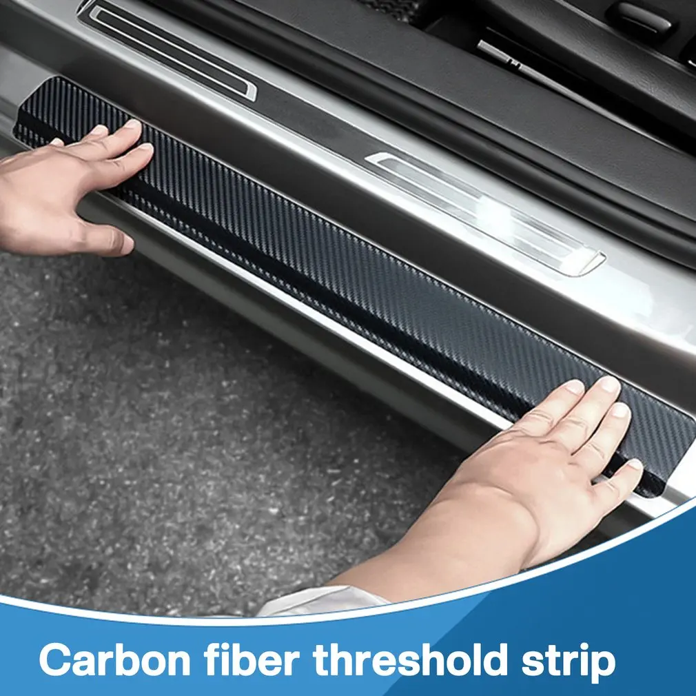 

4 шт., наклейки на пороги автомобиля Tesla Sill