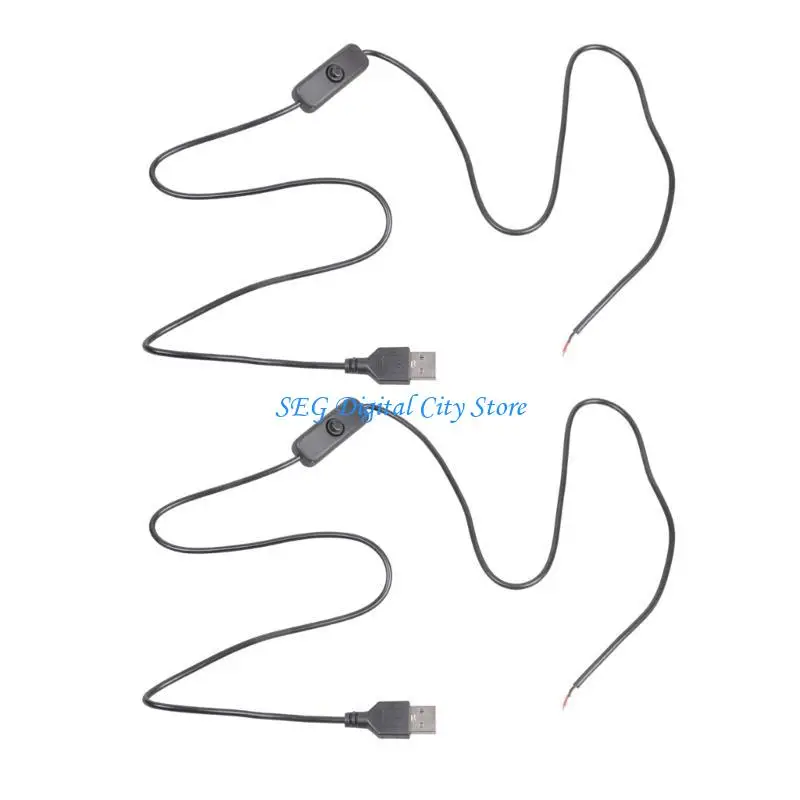 Фото U75B 5V1A USB-папа с открытым проводом Шнур питания для использования в ремонте лампы охлаждающего вентилятора №3