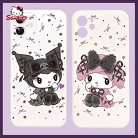 sanrio kuromi melody for iphone 13 13 pro 13 pro max 12 12 pro 12 pro max 11 11 pro 11 pro max x xs max xr cartoon phone case