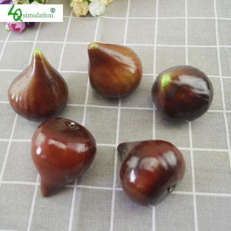 

Simulation Figs Vegetables Fake Fruit Ornaments, Shooting Props, Cabinet Decorations