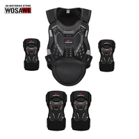 wosawe motorcycle armor vest adult chest back protection rider motocross off road spine support body protective gear