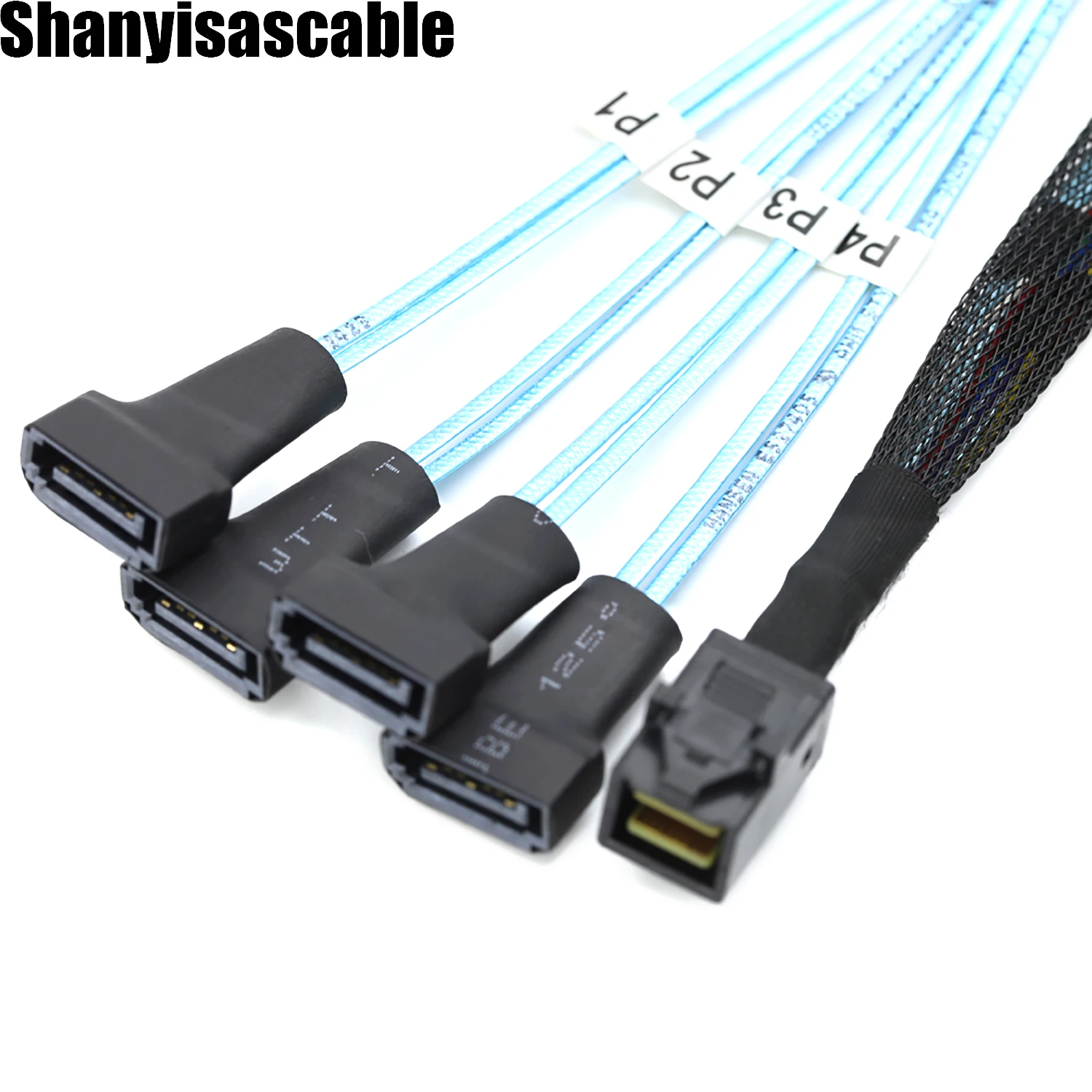 1 0 м внутренний Mini SAS HD SFF-8643 cord 36P male к 4 SATA 7P Кабель сервера