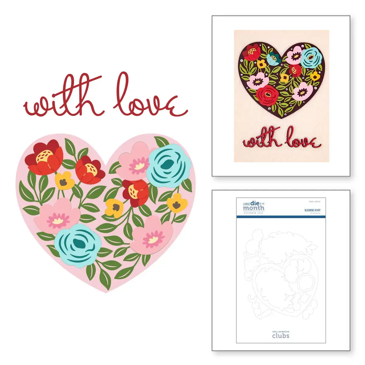 

Blooming Heart New Arrival 2023 Metal Cutting Die Diy Molds Scrapbooking Paper Making Cuts Crafts Template Handmade Card