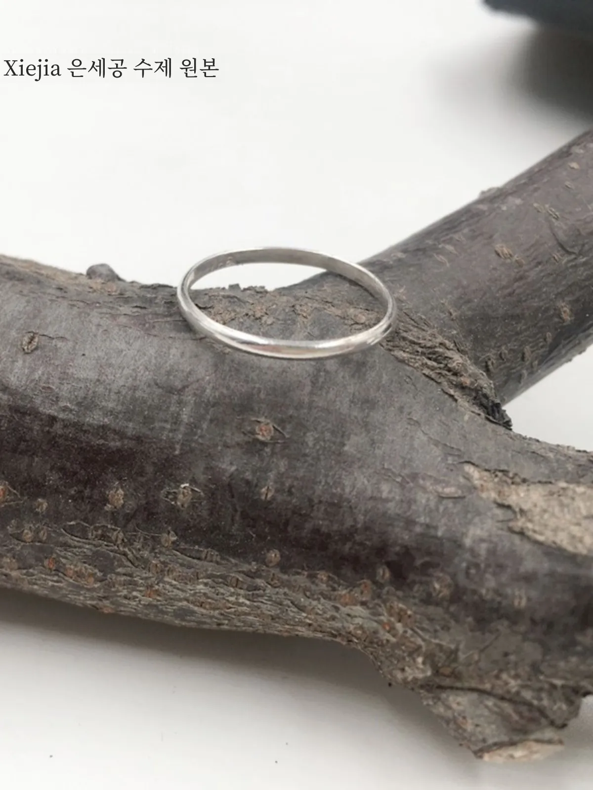 Тонкое кольцо из чистого серебра 999 мм стерлинговое серебро пробы модное