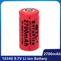 2700mah oplaadbare 3 7v li ion 16340 batterijen cr123a batterij led zaklamp travel wall charger voor 16340 cr123a batterij