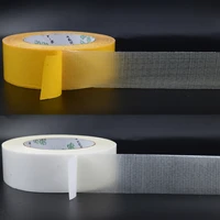double sided cloth base tape strong fixation translucent mesh waterproof super traceless high viscosity carpet adhesive tape