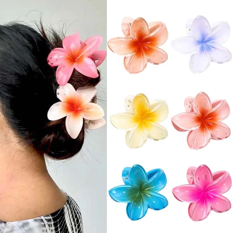 

Oaoleer 6Pcs/set Fashion Egg Flower Hair Claws Clips For Women Girl Elegant Geometric Crab Hairpin Barrettes Hair Accessories