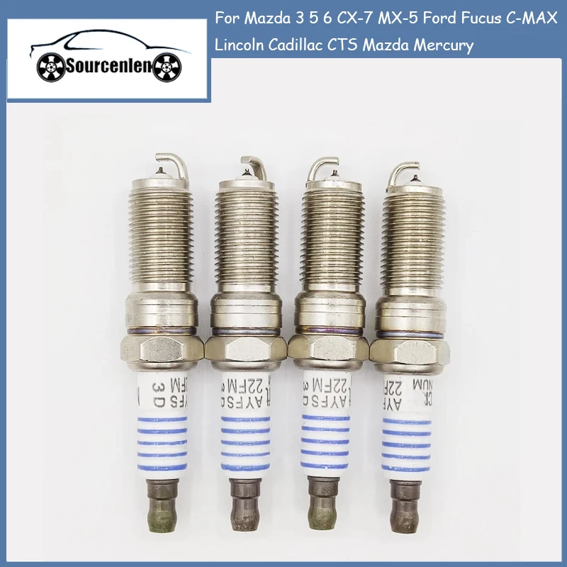 

4 шт., Свеча зажигания для Mazda 3, 5, 6