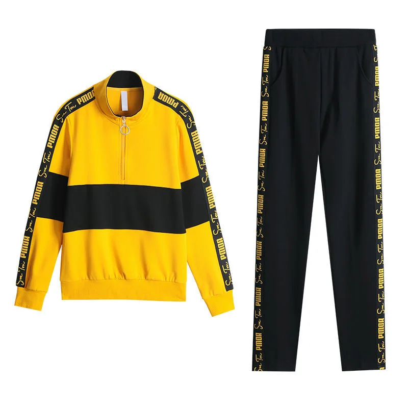 Повседневный Спортивный костюм для женщин комплект из двух предметов 2022 модная