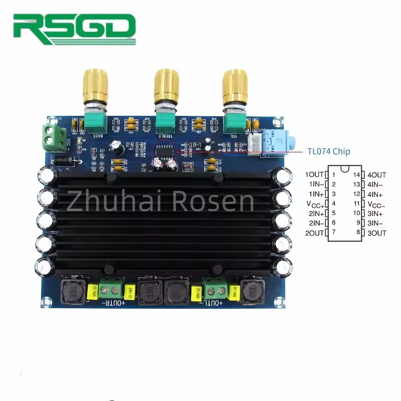 XH-M549 CA3116B Цифровой аудиоусилитель мощностью 150 Вт 2X150 2 0 канала TPA3116D2 Плата