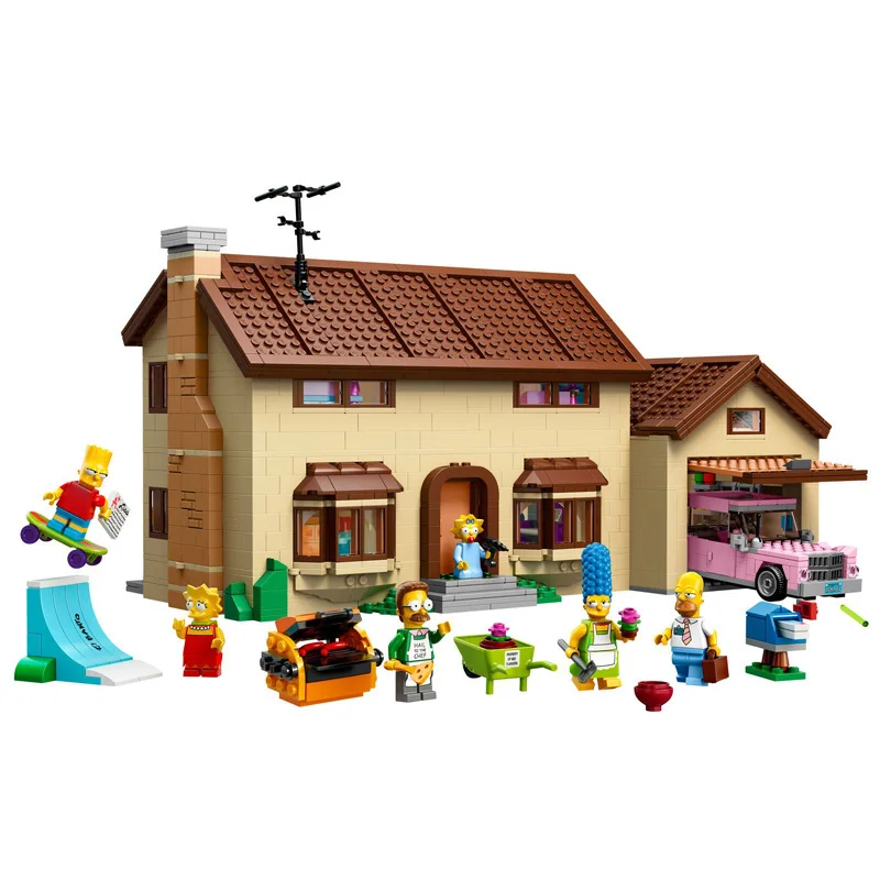 

Street Building Legoing Toys 2580PCS Simpson's shop supermarket Model Educational Building Blocks for Children Gifts