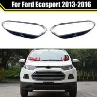 car headlight cover lens glass shell front headlamp case transparent lampshade auto light lamp caps for ford ecosport 2013 2016