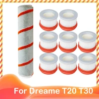 spare main brush hepa filter for xiaomi dreame t20 t30 h11 max wireless handheld vacuum cleaner accessories replacement